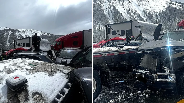 Crash involving 75 vehicles blocks I-70 close to Loveland, Colorado ...