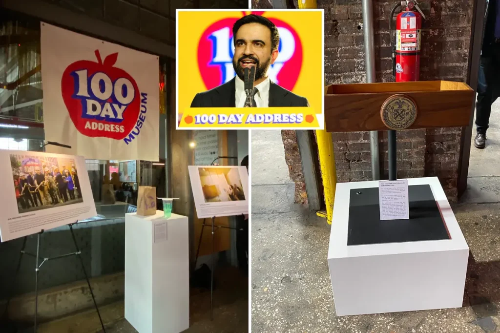 Critics mock Zohran Mamdani's awkward '100 days' celebration featuring the mayor's fake Taco Bell garbage.