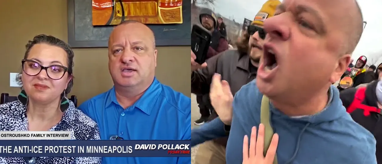 Dad Against ICE Who Joined Daughter to Confront TPUSA Journalist Questions Life in the USA