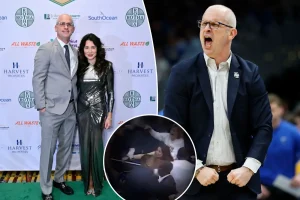Dan Hurley shares how his wife helped avoid a UConn disaster during a March Madness upset