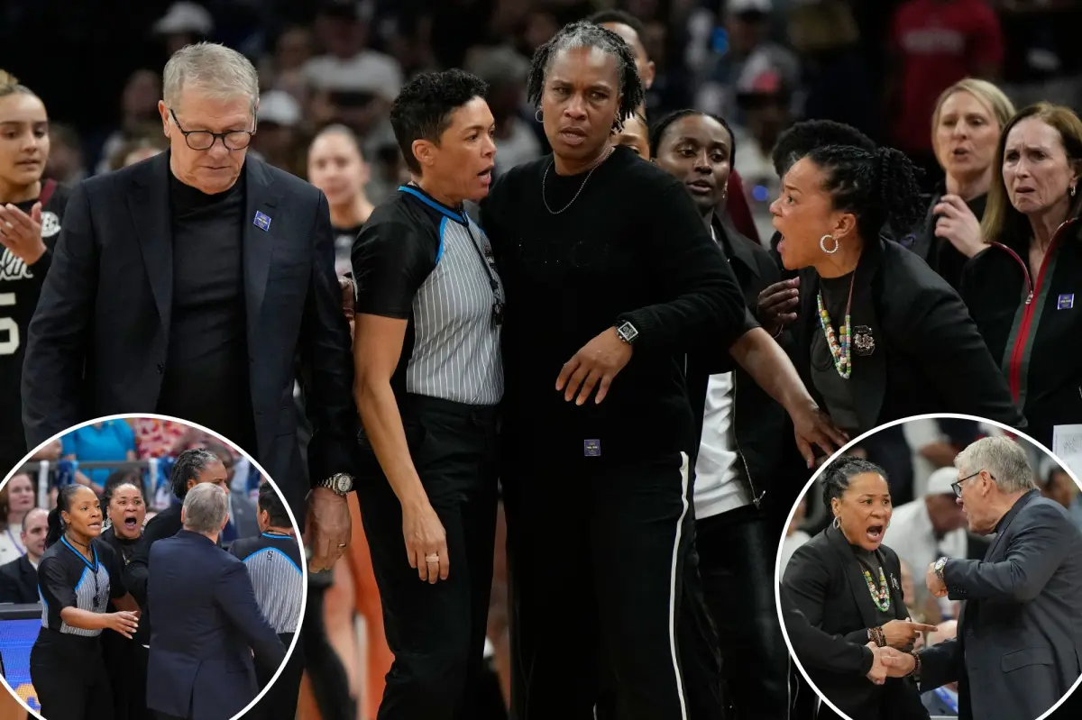 Dawn Staley vows to confront Geno Auriemma after Final Four clash