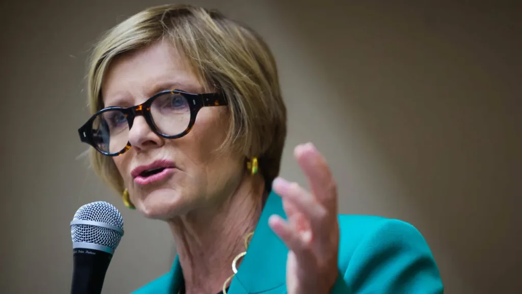 Democrat Rep Susie Lee removes her profanity-laden tirade against Trump from social media.