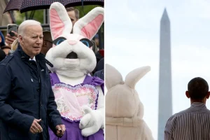 Democrats' Easter message against Trump misfires as their snub of Joe Biden leads to embarrassing memories resurfacing.