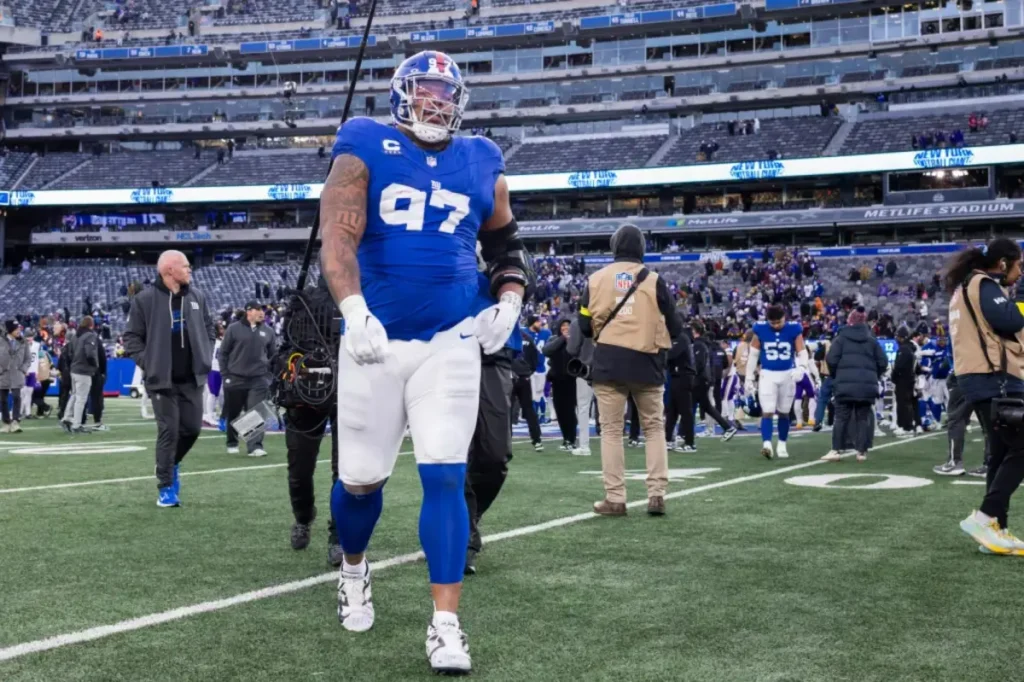 Dexter Lawrence's initial remarks after moving from the Giants to the Bengals