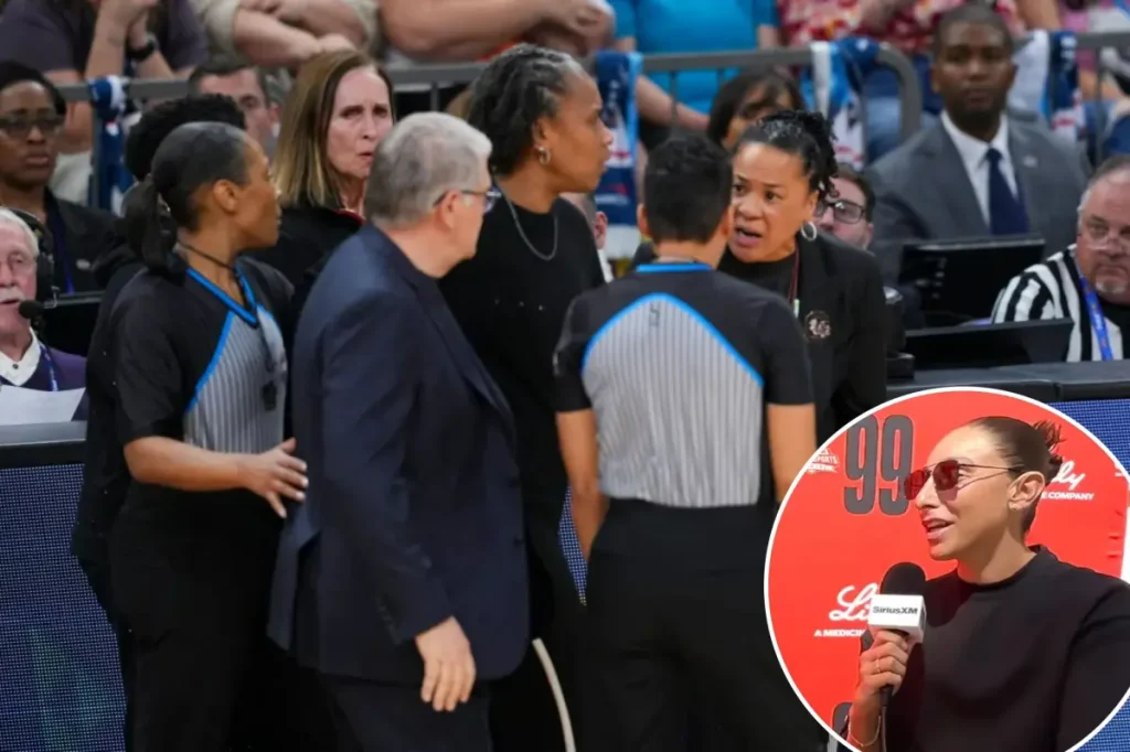 Diana Taurasi responds to the heated exchange between Geno Auriemma and Dawn Staley.