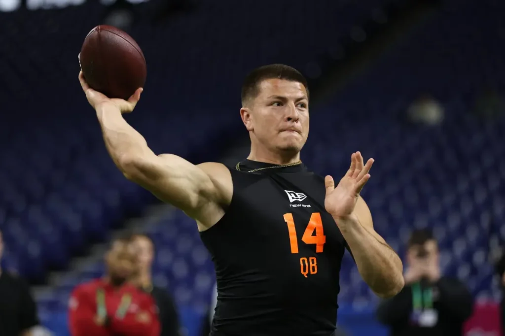 Diego Pavia agrees to join Ravens minicamp after not being selected in the draft.