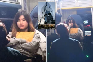 Dine-and-dash woman taken away in ambulance after realizing she's still unable to enter her upscale NYC apartment