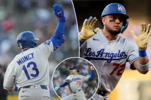 Dodgers secure series tie against Rockies without Edwin Díaz