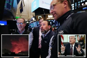 Dow rises by 200 points, oil prices fall as Trump hints at leaving Iran in a few weeks