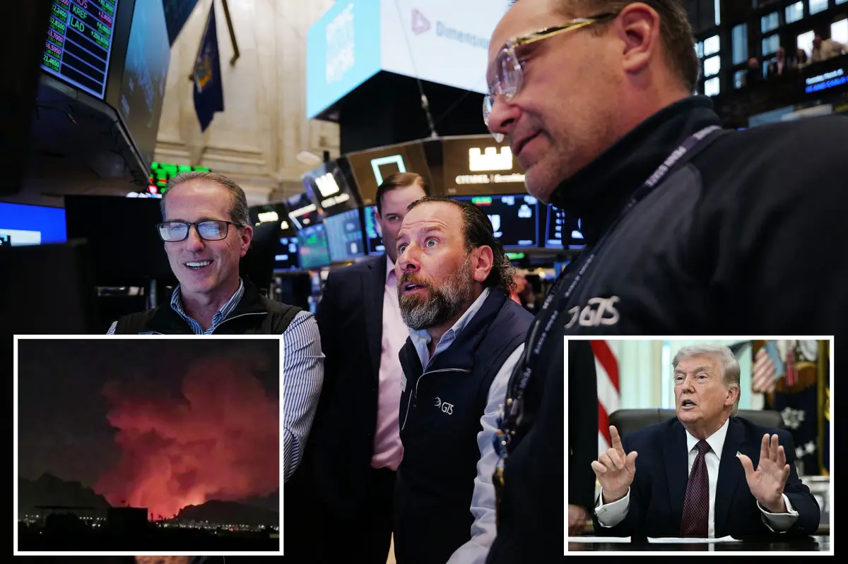 Dow rises by 200 points, oil prices fall as Trump hints at leaving Iran in a few weeks