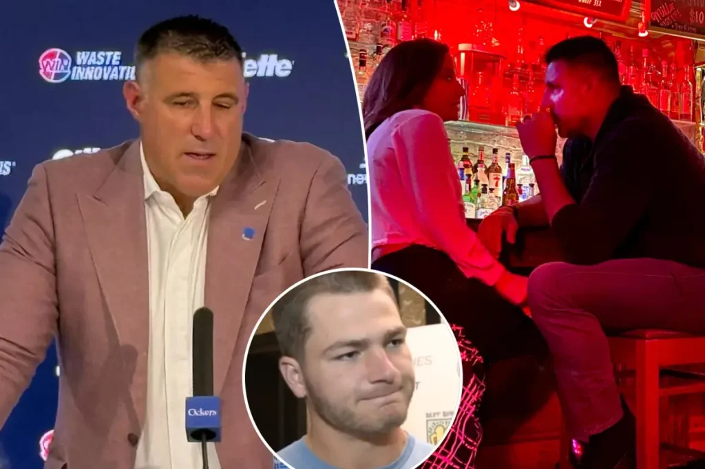 Drake Maye comments on Mike Vrabel following the Dianna Russini incident