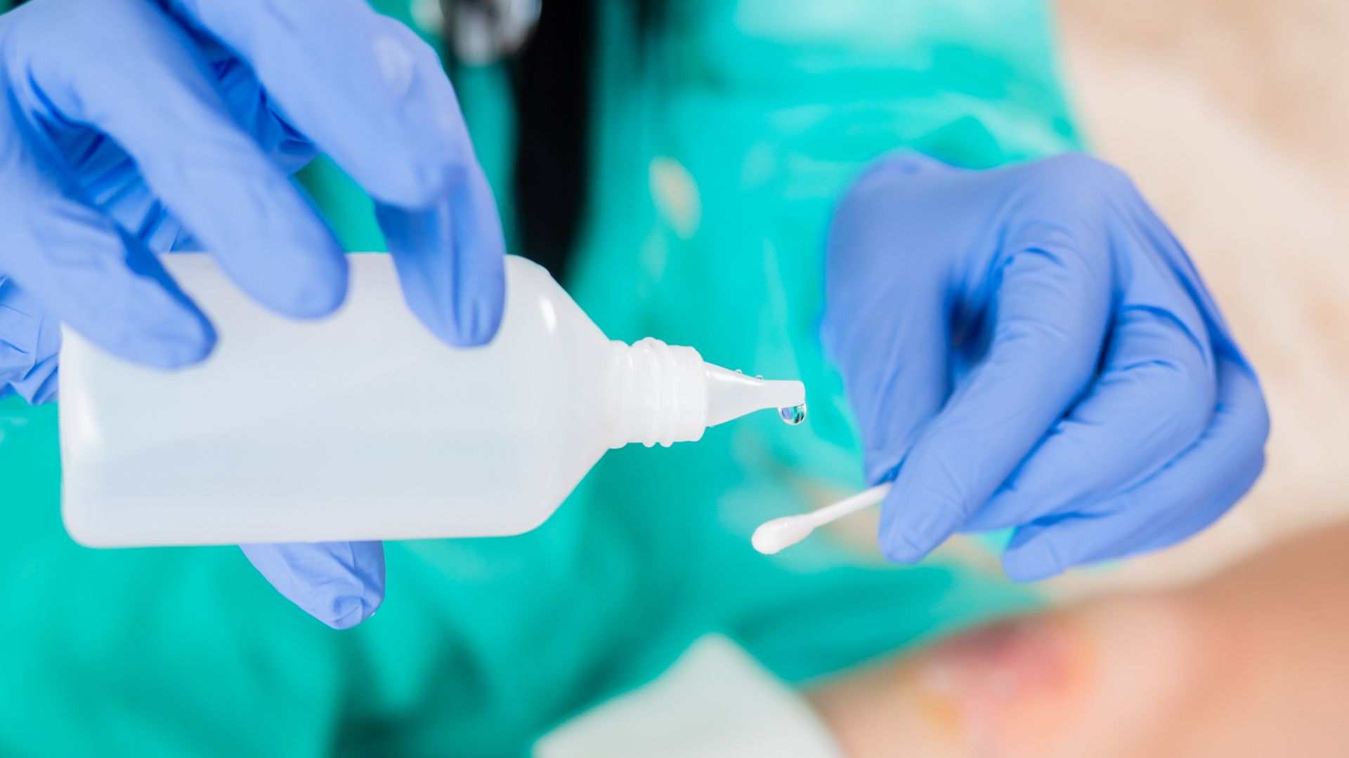 Early study suggests that air in hospitals contains germs that resist antiseptics.