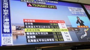 Earthquake happens close to Japan