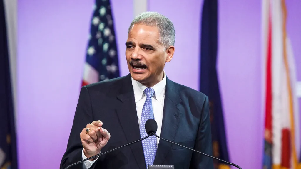 Eric Holder claims Republicans are taking seats in redistricting efforts.