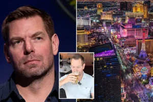 Eric Swalwell charged over 100 alcohol deliveries to his campaign, including a trip to Las Vegas.