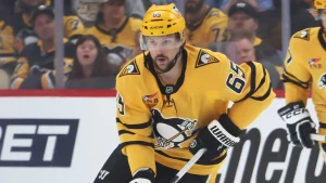 Erik Karlsson of the Penguins states the team is prepared to leave Pittsburgh for Game 3 against the Flyers.