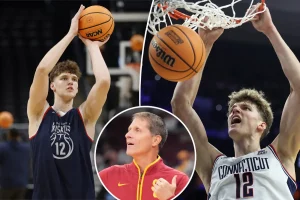 Ex-UConn player Eric Reibe becomes part of USC men's basketball team