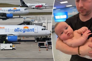 Family taken off plane because of crying infant