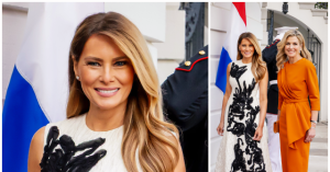 Fashion Highlights: Melania Trump Hosts Dutch Royals in Erdem Dress