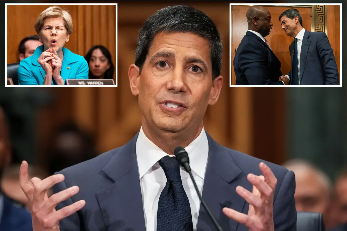 Fed Chair nominee Kevin Warsh states Trump did not tell him to lower rates during intense Senate hearing.