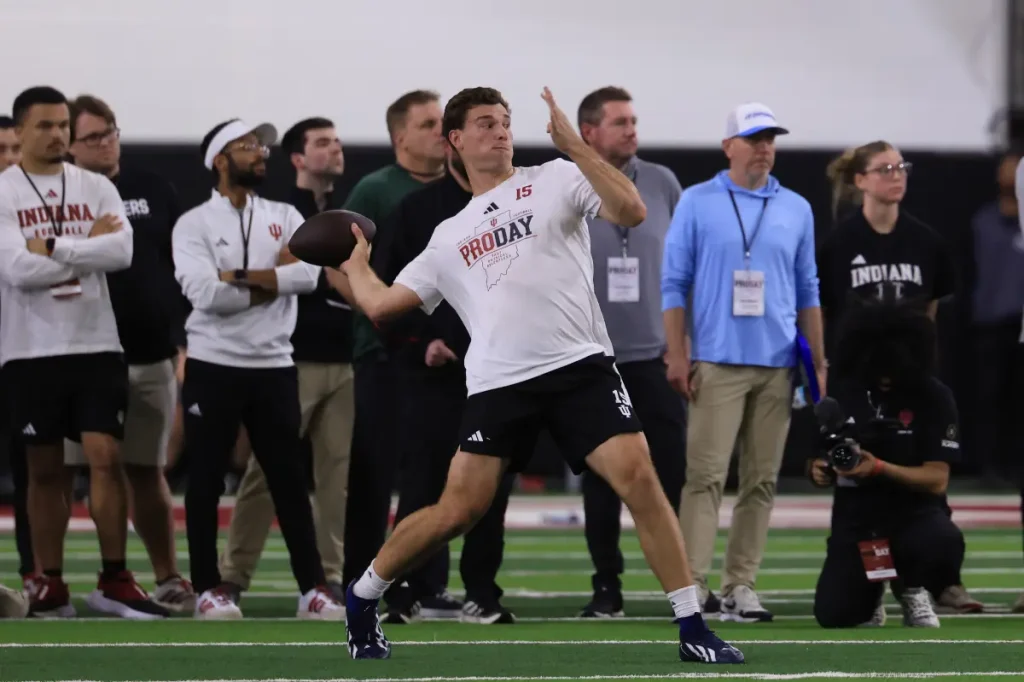 Fernando Mendoza impresses at Pro Day ahead of NFL draft