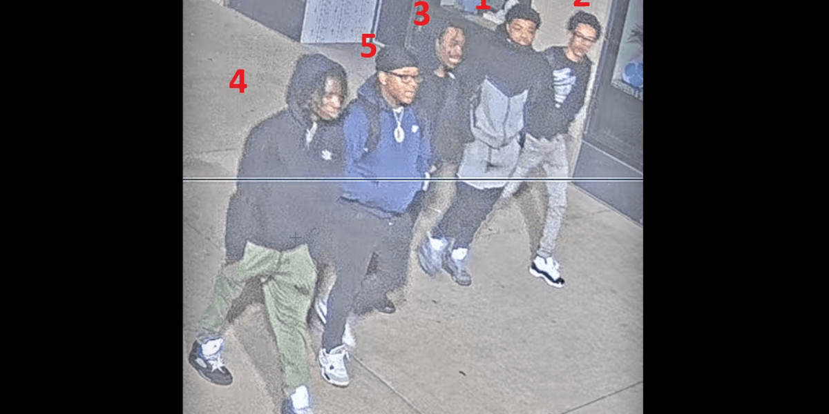 Five injured, including three students, in shooting close to University of Iowa; police share images of people of interest.