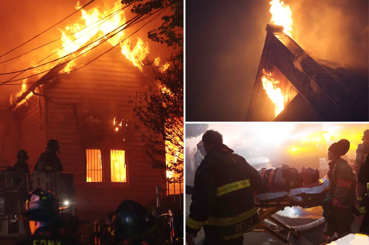 Flames engulf NYC church that was reconstructed after a fire 138 years ago: pictures