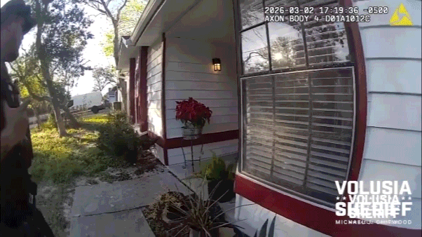 Florida deputy's body camera blocks bullet during shooting involving a suspect