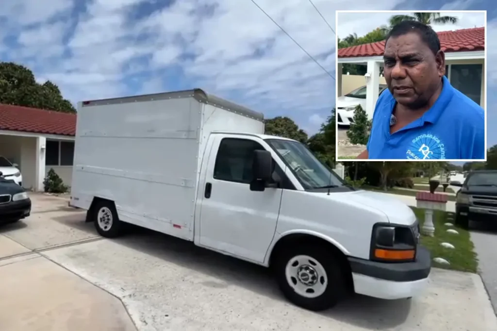 Florida handyman Bali Ramnarace penalized $345 for parking his work truck at home