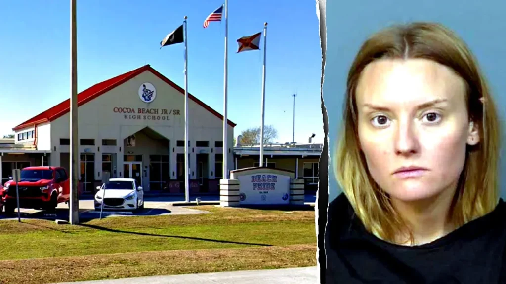 Florida teacher Kirsten Rose charged with having sexual contact with a student, taken into custody.