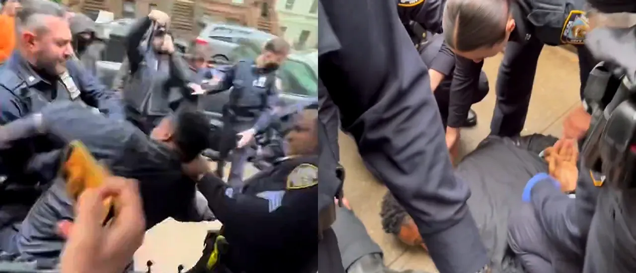 Footage Displays Police Taking City Councilmember Down During Protest