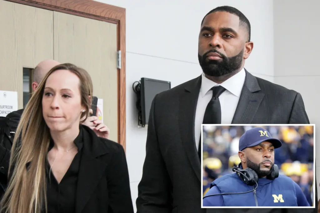 Former Michigan coach Sherrone Moore facing possible jail time