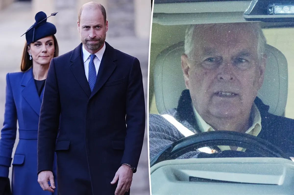 Former Prince Andrew's final royal supporters identified as William and Kate pull away.