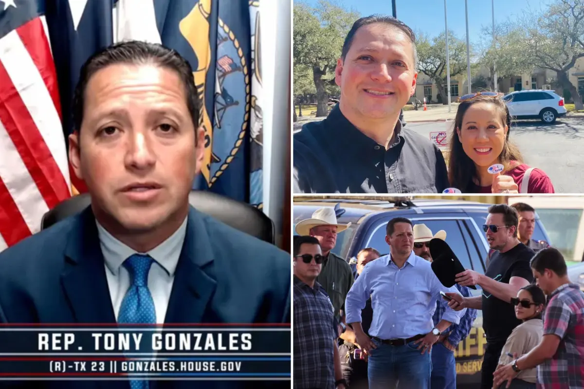 Former Rep. Tony Gonzales requested nude photos from his staff member, who is ten years his junior, while his wife was expecting, according to texts.