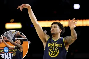 From storage space to Final Four, Michigan's Yaxel Lendeborg is experiencing an unexpected journey.