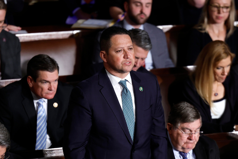 GOP Representative Gonzales will step down after acknowledging an affair with a staff member, coinciding with Swalwell's resignation on the same day.