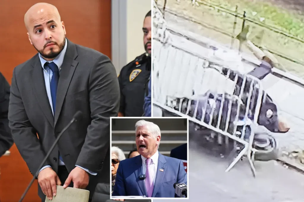 GOP candidate Bruce Blakeman criticizes 'cooler cop' verdict and vows to grant a pardon on his first day in office.