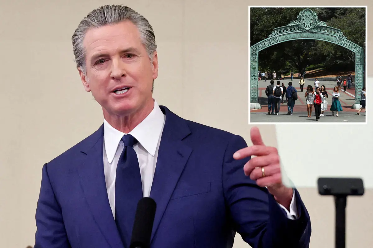 Gavin Newsom departs California as the state grapples with a $30 billion deficit due to inability to monitor employee wages.