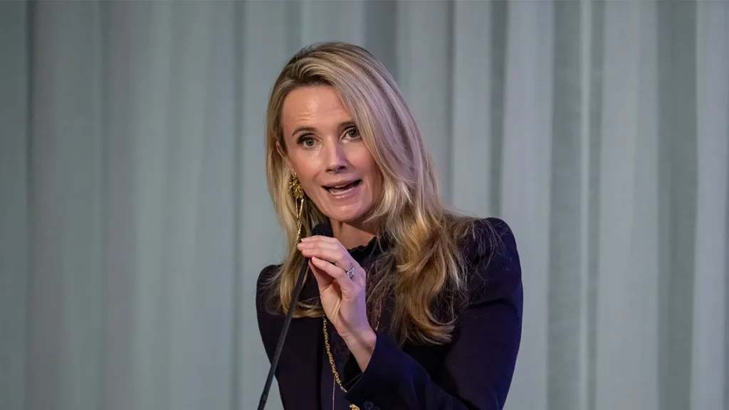 Gavin Newsom's wife points out that Trump's '60 Minutes' interview shows how misogyny has become normalized.