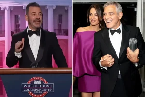 George Clooney criticized for supporting Jimmy Kimmel's remark about 'expectant widow' Melania Trump