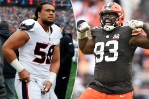 Giants add defensive tackles Shelby Harris and Leki Fotu