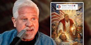 Glenn Beck uncovers what people are overlooking in the Trump Jesus meme
