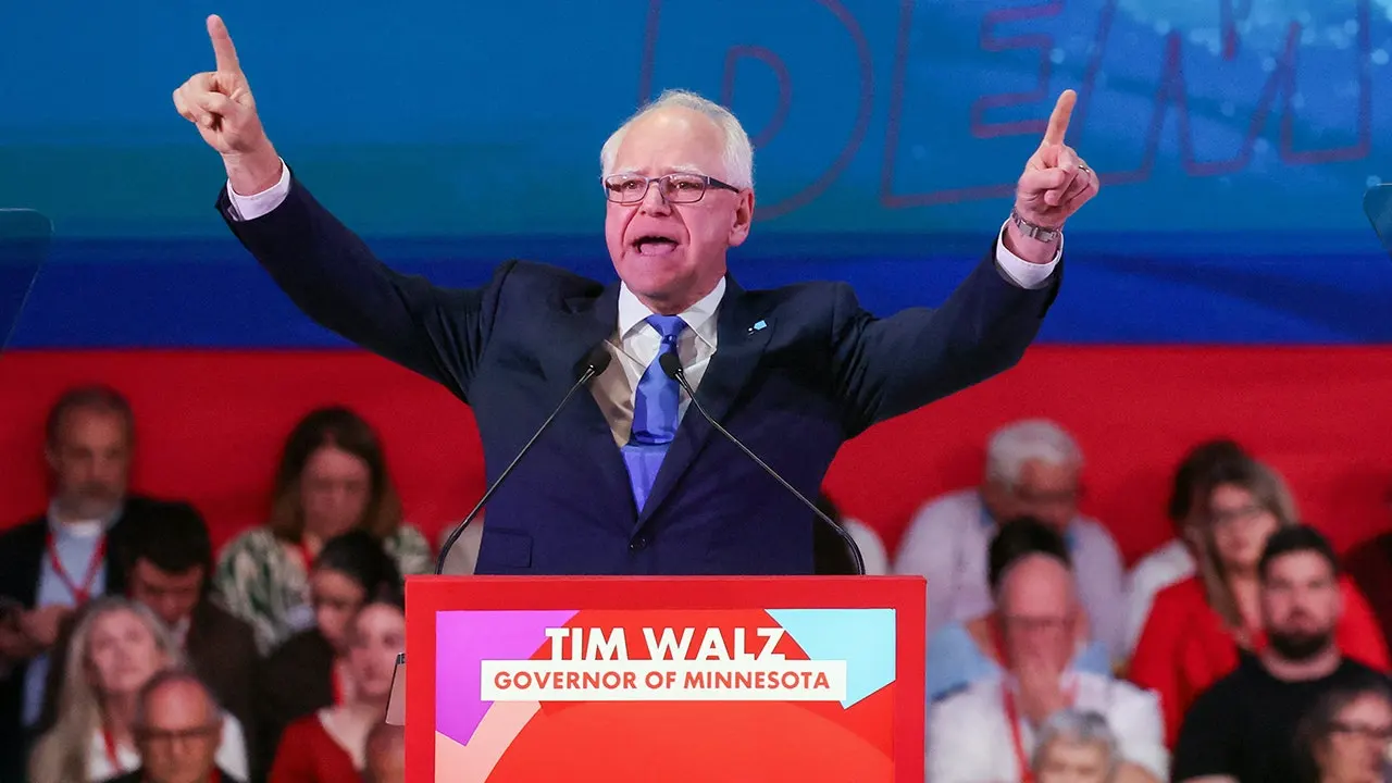 Gov Tim Walz describes Trump as 'weak-minded' and lacking a plan to exit the Iran war.