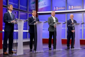 Governor's debate in California reveals why race remains uncertain.