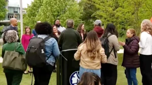 Gunfire breaks out near Seattle Mayor Katie Wilson during a community gathering