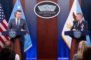 Hegseth calls on Iran to reach an agreement, but the U.S. is prepared for action.
