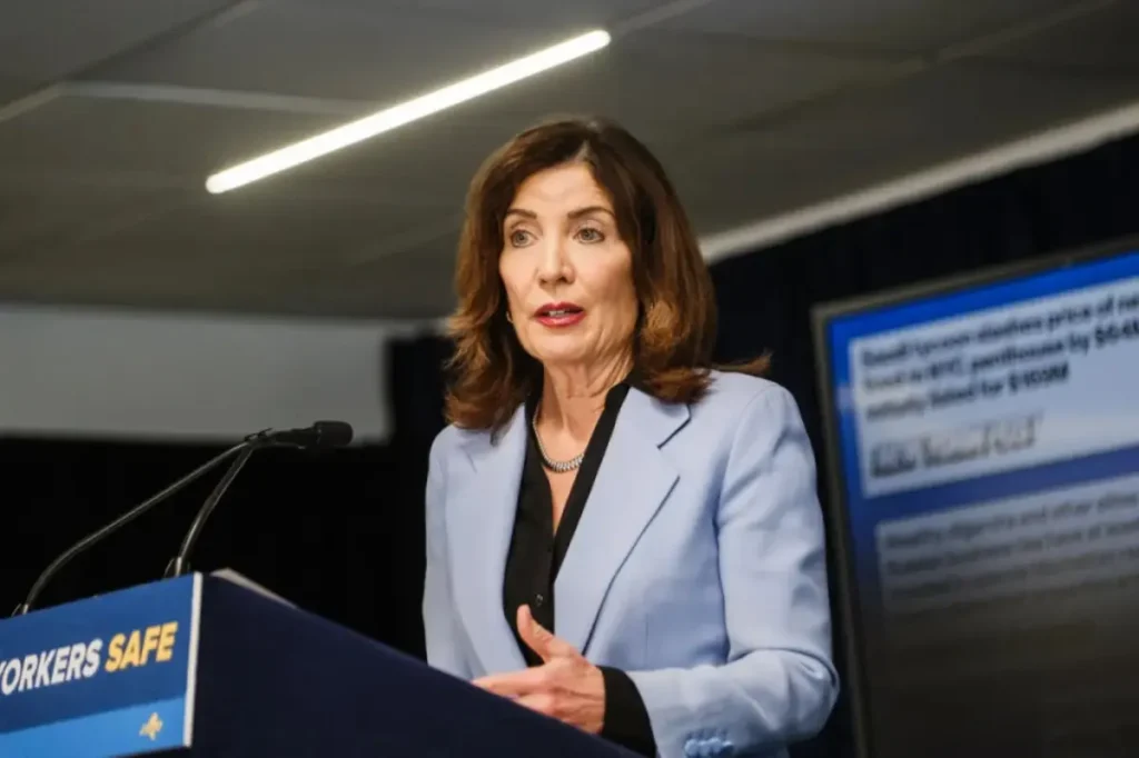 Hochul maintains she will not increase taxes again — but unions and progressives are asking for more.