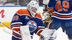 Hockey fan goes into labor while watching Oilers play Golden Knights