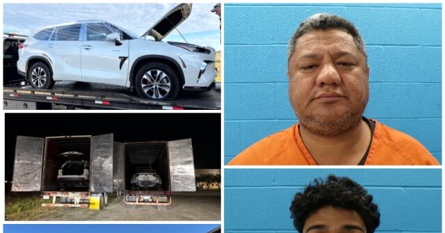 Honduran Citizens Apprehended for Transporting $470K Worth of Stolen Cars on Texas Road, According to Police