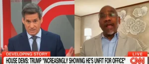 Host Challenges Democratic Representative on Party's Plans to Impeach Trump Due to Iran War